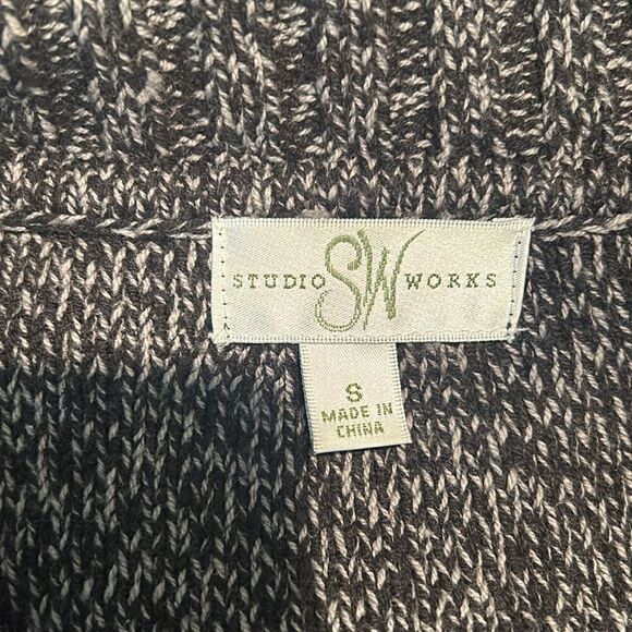 (3/$15) Studio Works Long cardigan sweater size small - Picture 5 of 7